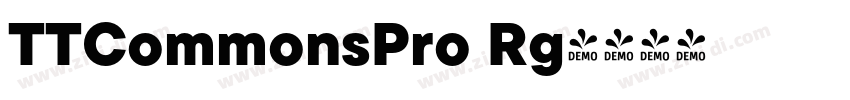 TTCommonsPro Rg字体转换